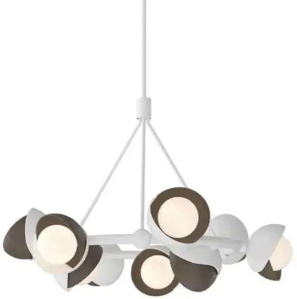 Brooklyn 9-Light Double Shade Ring Pendant