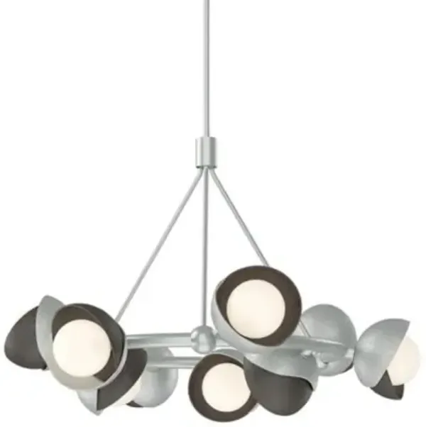 Brooklyn 9-Light Double Shade Ring Pendant