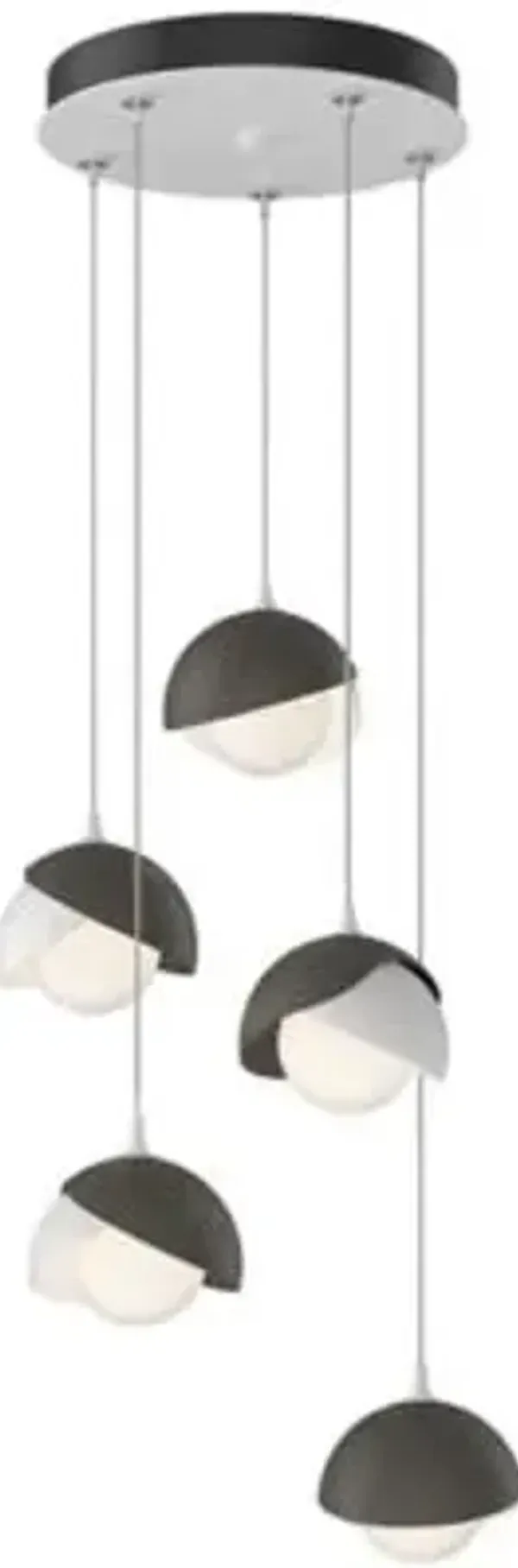 Brooklyn 9-Light Double Shade Round Multi-Light Pendant