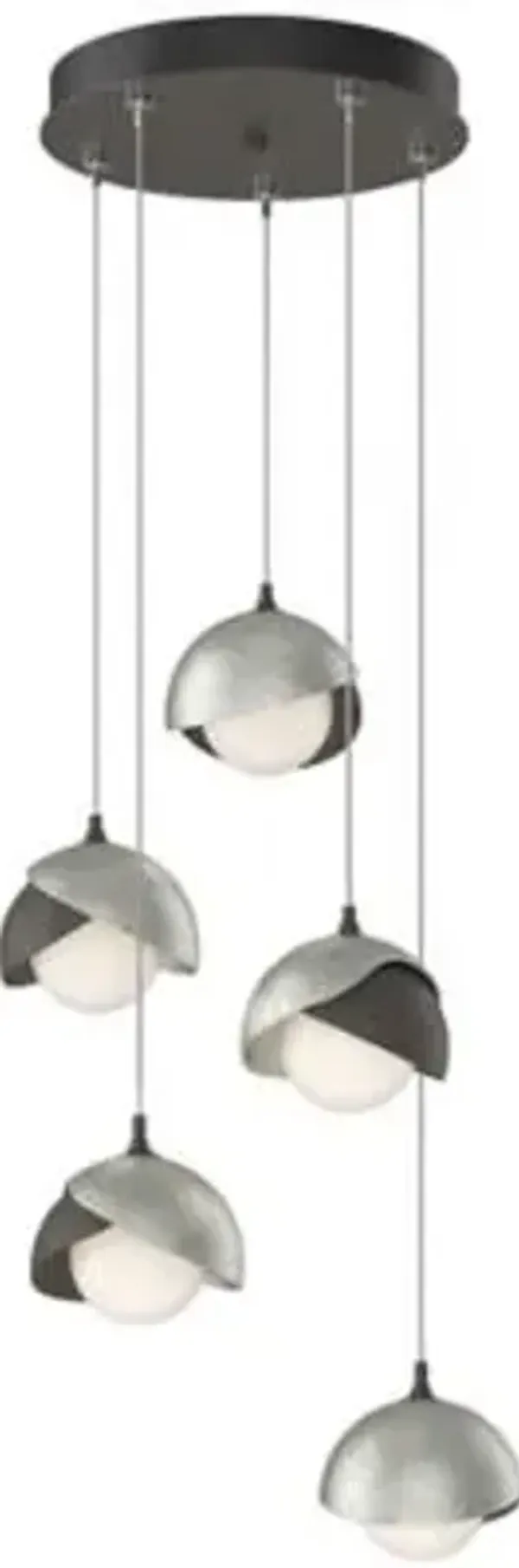Brooklyn 9-Light Double Shade Round Multi-Light Pendant