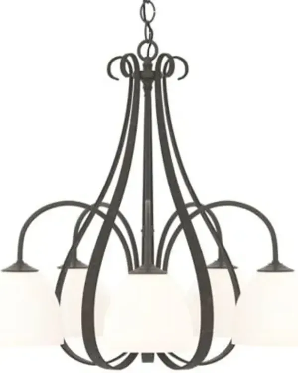 Sweeping Taper Chandelier