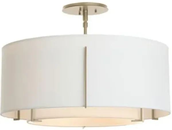 Exos Double Shade Semi-Flushmount