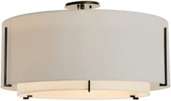 Exos Double Shade Semi-Flushmount