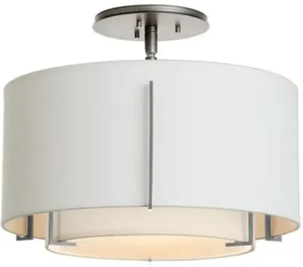 Exos Double Shade Semi-Flushmount