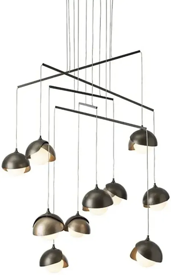 Brooklyn 10-Light Double Shade Multi-Light Pendant