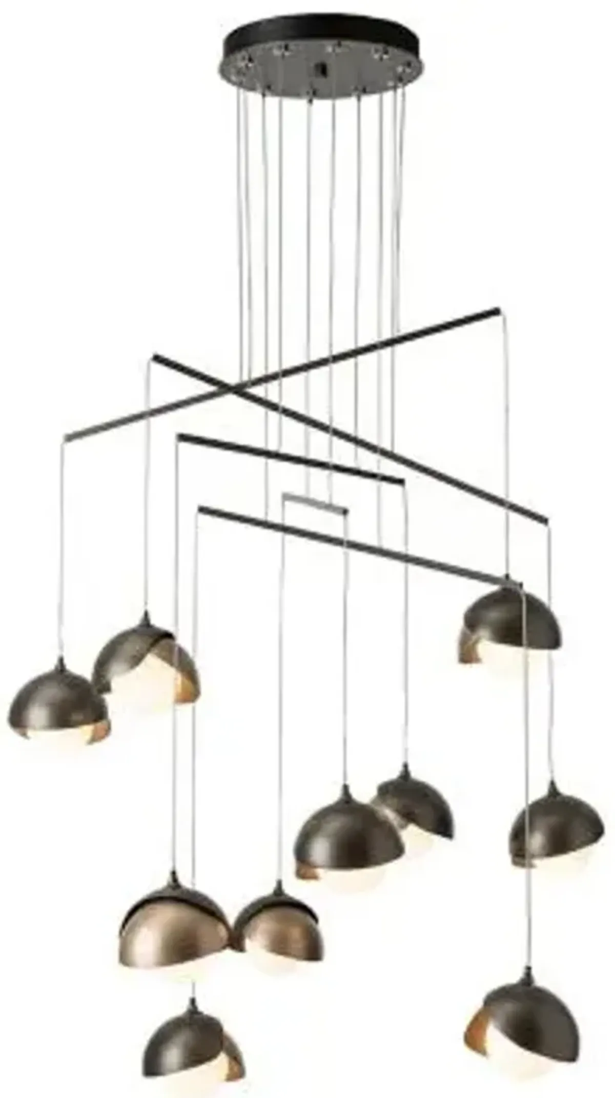 Brooklyn 10-Light Double Shade Multi-Light Pendant