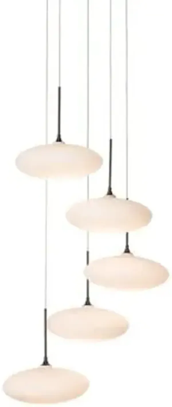 Clouds Round Multi-Light Pendant
