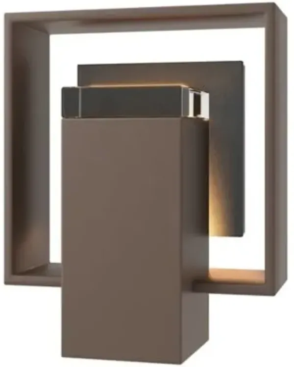 Shadow Box with Slate Outdoor Wall Sconce