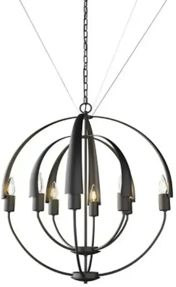 Double Cirque Outdoor Chandelier
