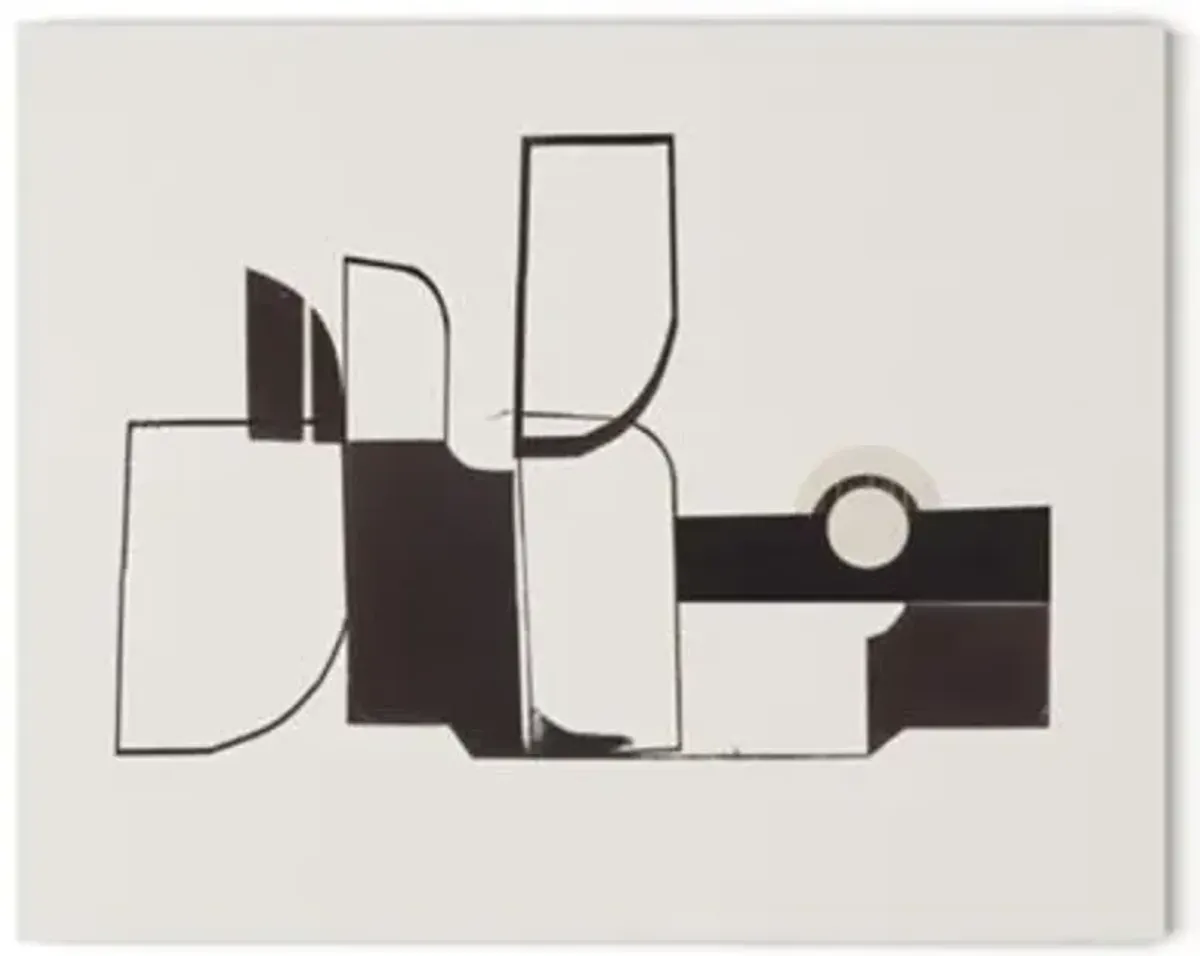 Curves Corners Wood Box Wall Art