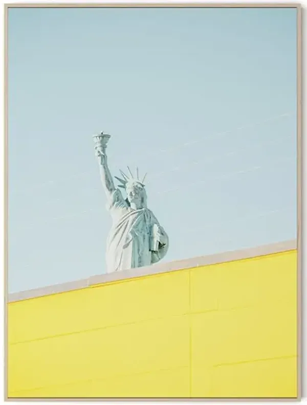 I've Been Looking For Freedom Framed Metal Wall Art