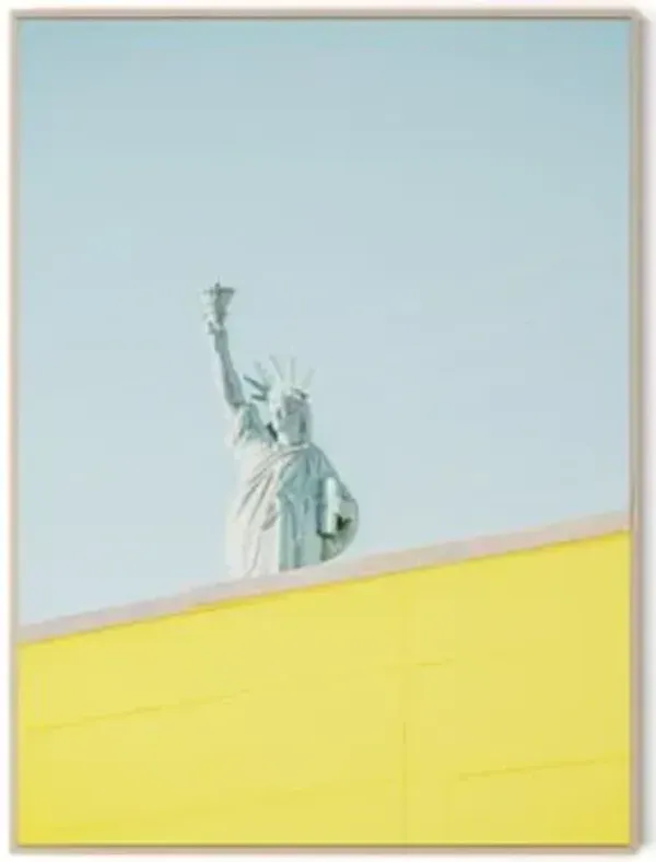 I've Been Looking For Freedom Framed Metal Wall Art