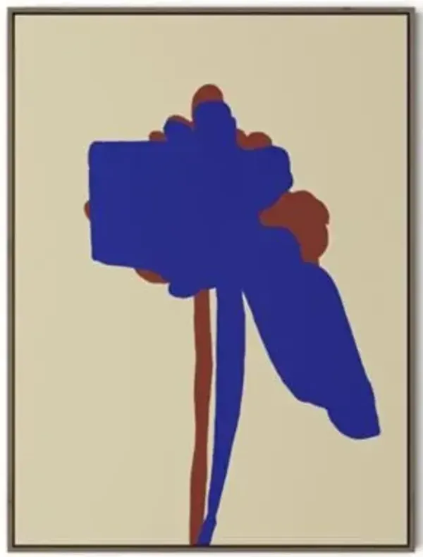 Stems 1 Framed Canvas Wall Art