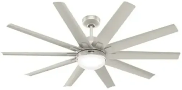 Overton Outdoor Ceiling Fan with Light