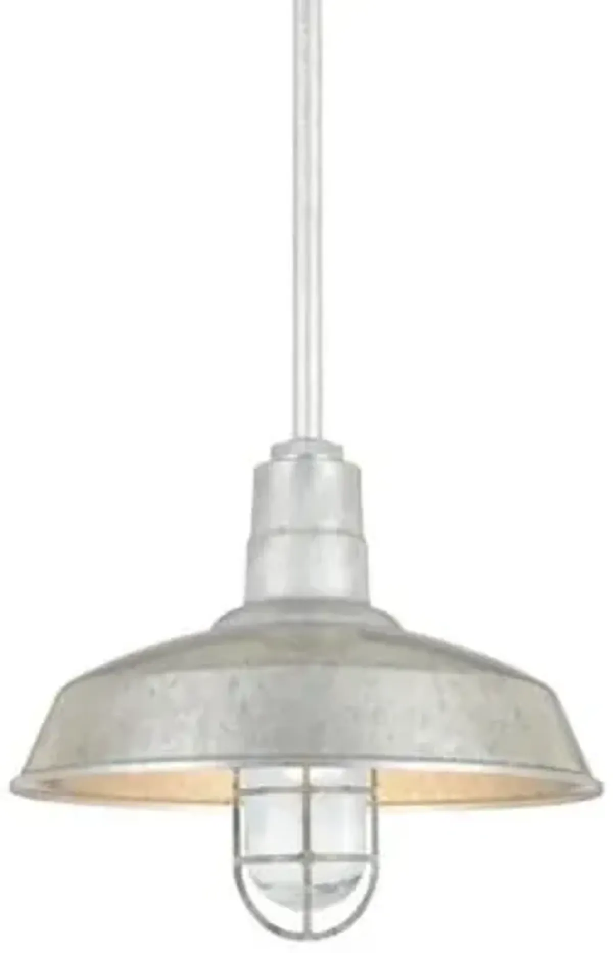 Ceiling Stem Pendant with Cast Guard