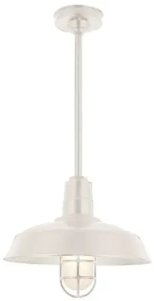 Ceiling Stem Pendant with Cast Guard