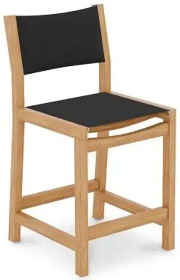 Pearl Teak Outdoor Counter Height Stool