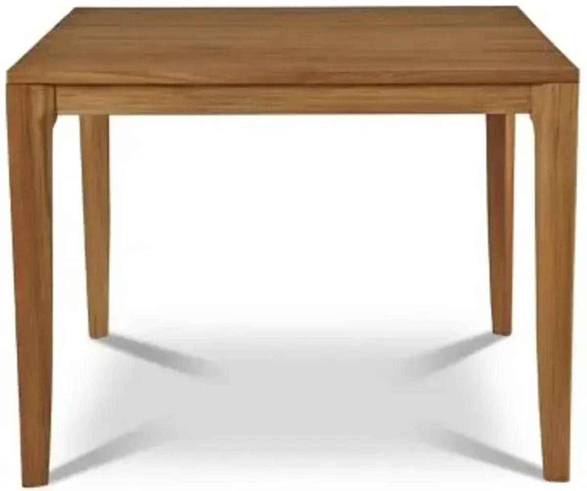 Del Ray Square Teak Outdoor Dining Table