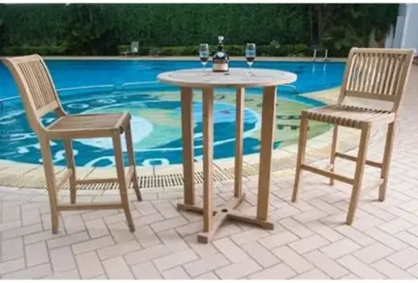 Palm 3-Piece Bar Height Outdoor Dining Set