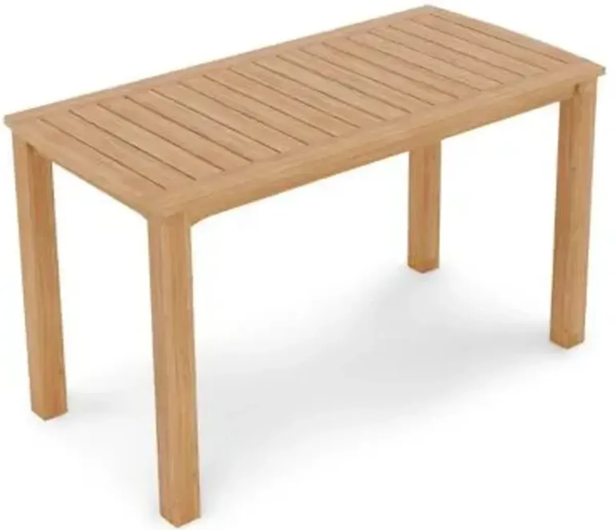 Director 5-Piece Counter Height Teak Outdoor Dining Set