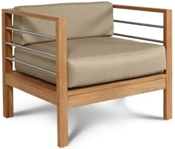 SoHo Teak Outdoor Club Chair