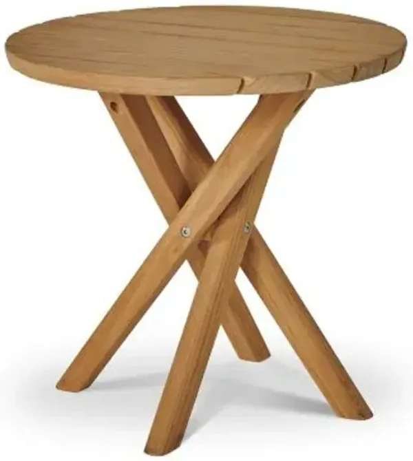 Tulum Teak Outdoor Side Table