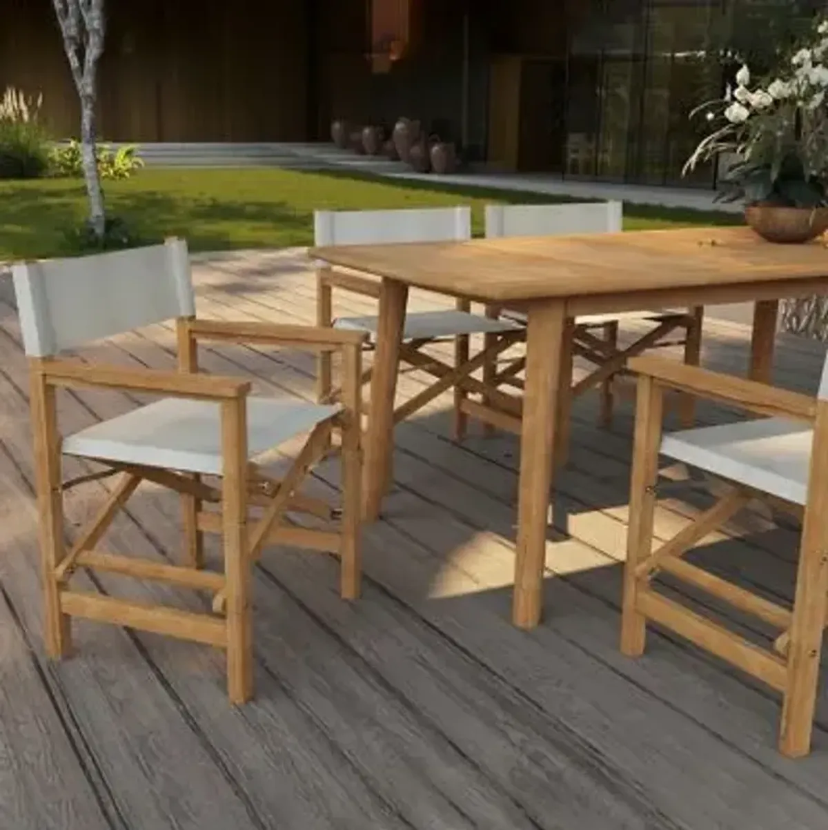 Director 7-Piece Outdoor Family Dining Set