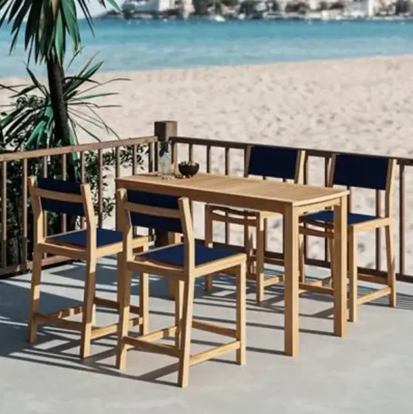 Pearl 5-Piece Outdoor Dining Set