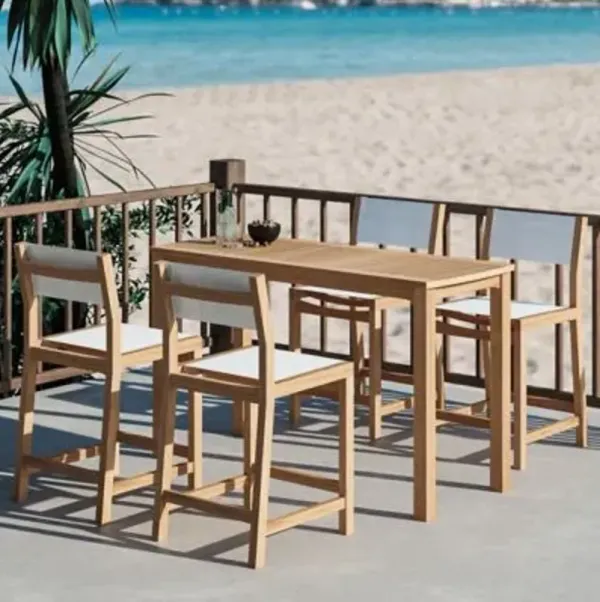 Pearl 5-Piece Outdoor Dining Set