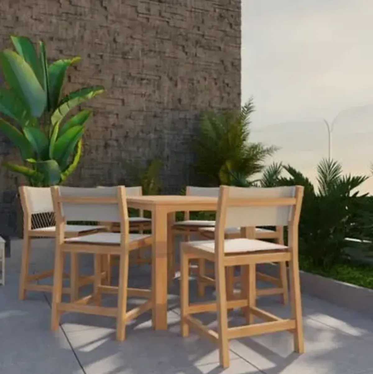 Pearl 7-Piece Outdoor Dining Set
