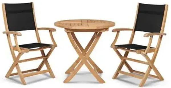 Stella 3-Piece Outdoor Dining Set with Armchairs