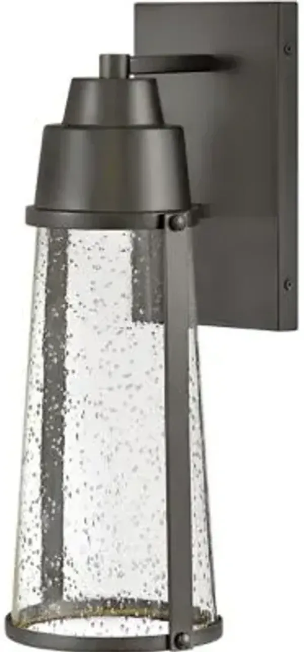 Miles LED 17 inch Black Outdoor Wall Mount