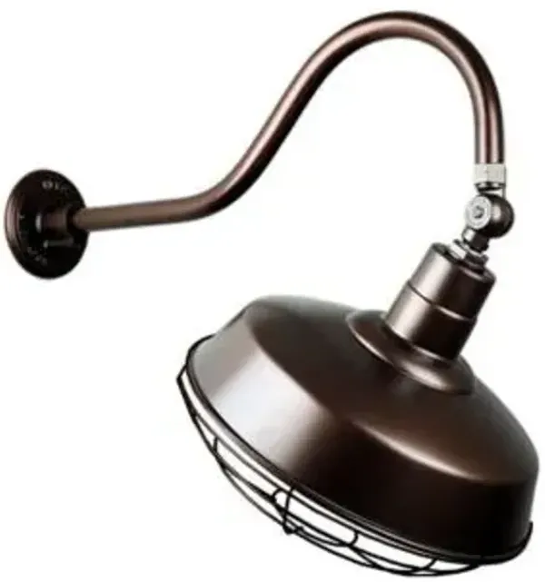 Warehouse H Swivel Arm Outdoor Wall Sconce