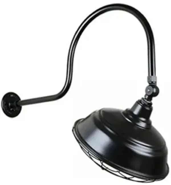 Warehouse C Swivel Arm Outdoor Wall Sconce