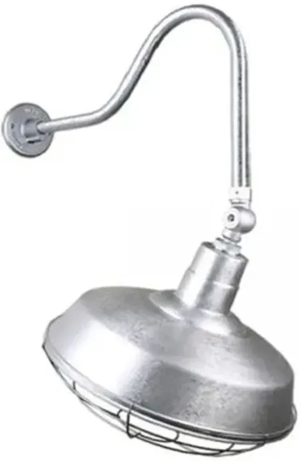 Warehouse H Swivel Arm Outdoor Wall Sconce