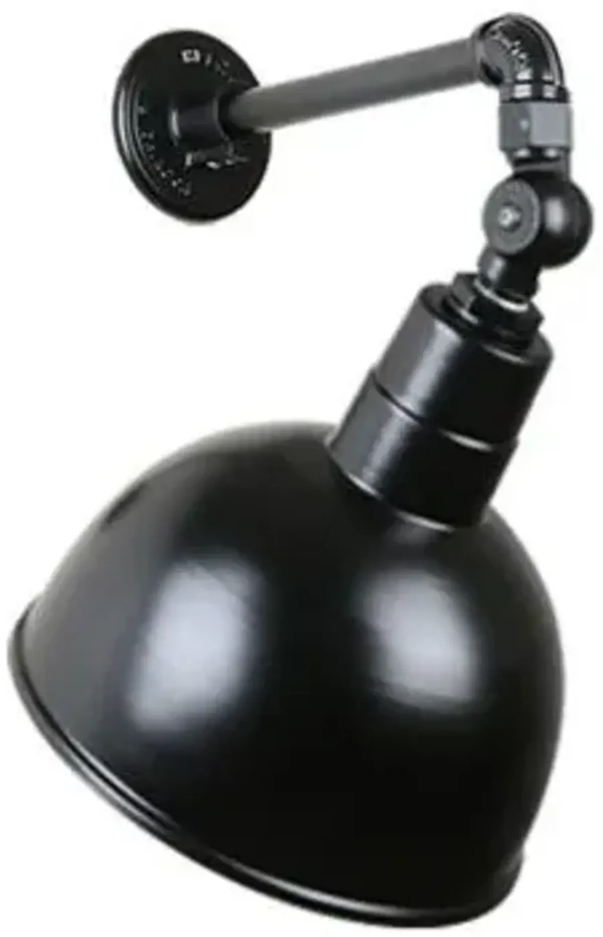 Deep Bowl 44 Swivel Arm Outdoor Wall Sconce