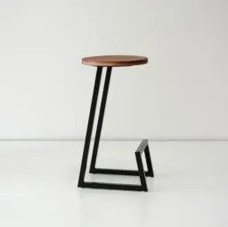 Black / Walnut- Powder-Coated color