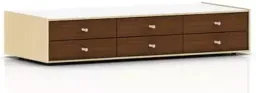 Studio White / White Ash And Walnut Combination; Studio White color