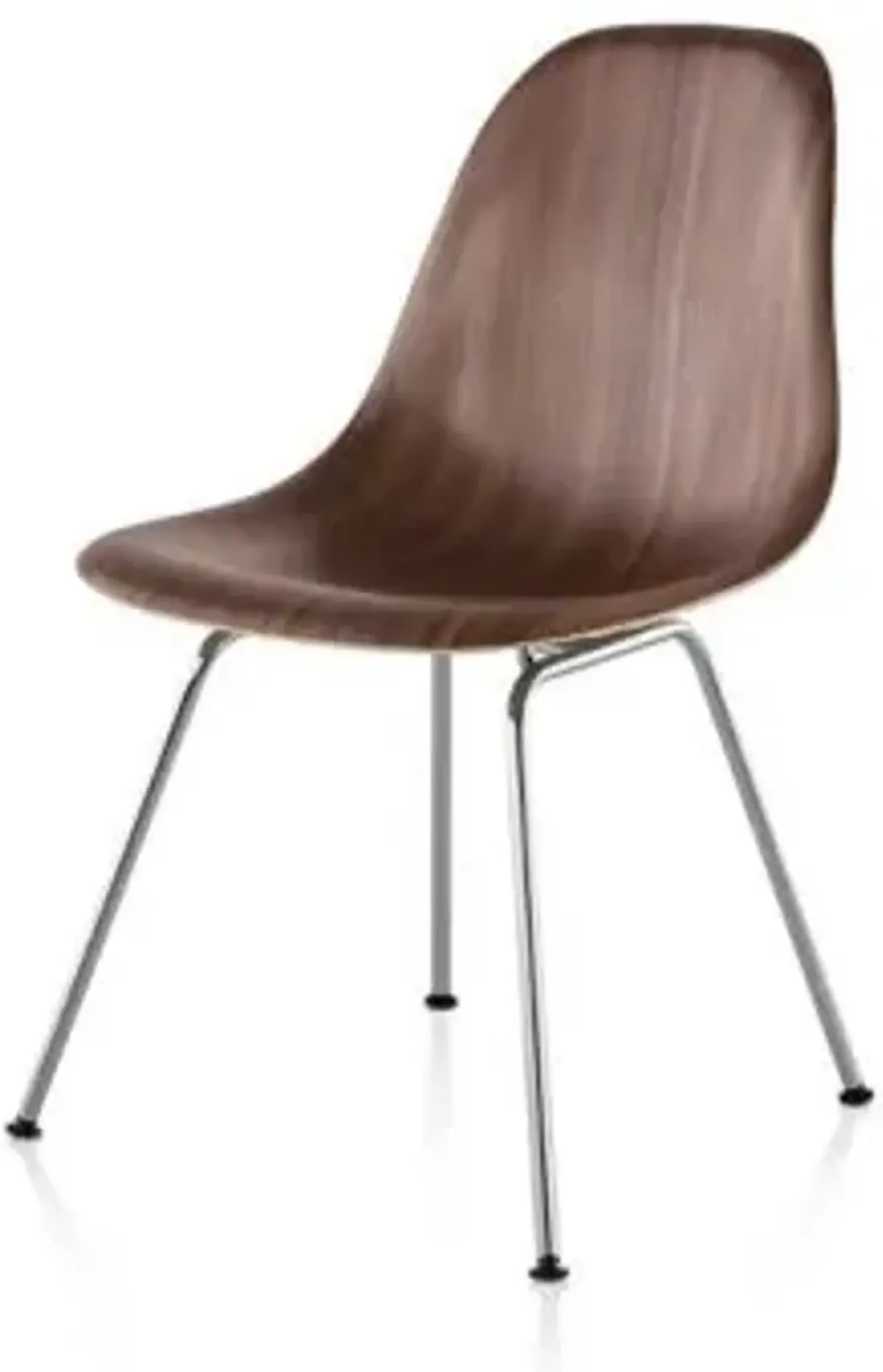 Eames Molded Wood Side Chair with 4-Leg Base