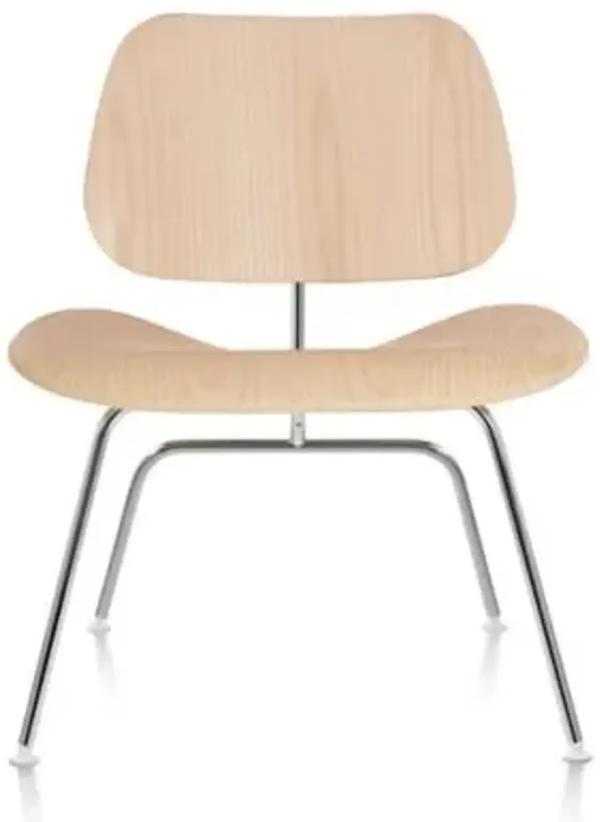 Eames Molded Plywood Lounge Chair with Metal Legs