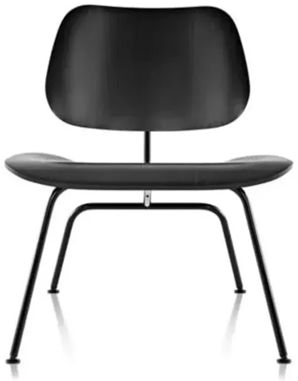 Eames Molded Plywood Lounge Chair with Metal Legs