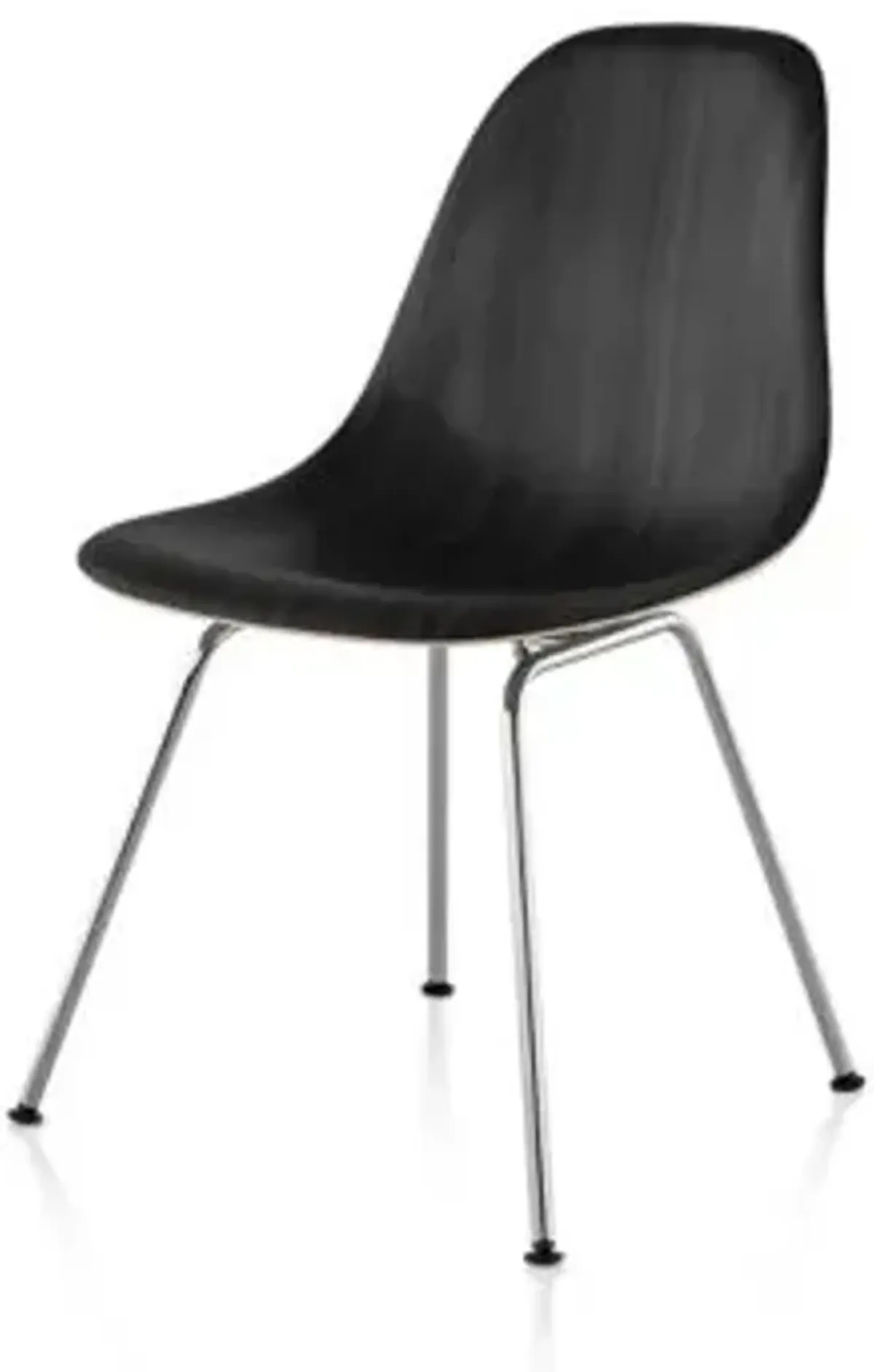 Eames Molded Wood Side Chair with 4-Leg Base