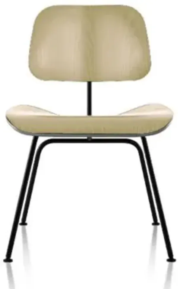 Eames Molded Plywood Dining Chair with Metal Legs