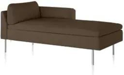 Sepia Dark / Brushed Stainless Leg Finish color