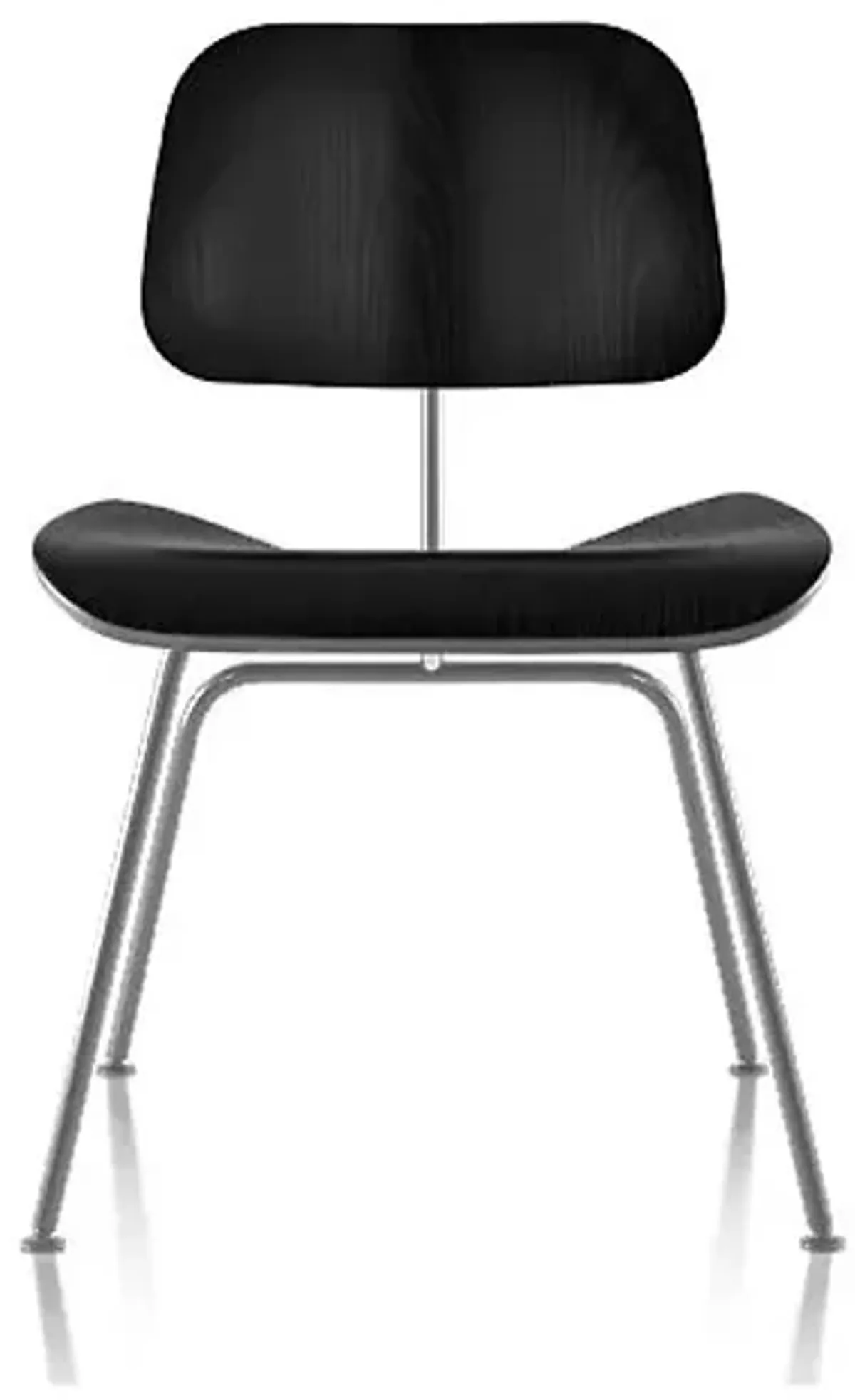 Eames Molded Plywood Dining Chair with Metal Legs
