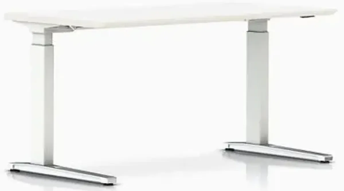 Renew Sit To Stand Desk, C Foot - Veneer Top