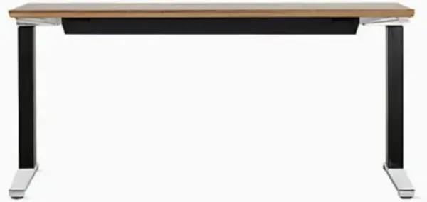 Renew Sit To Stand Desk, C Foot - Veneer Top