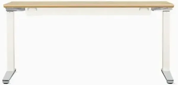 Renew Sit To Stand Desk, C Foot - Veneer Top