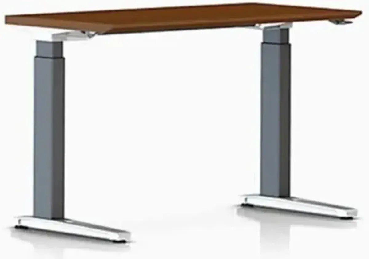 Renew Sit To Stand Desk, C Foot - Veneer Top