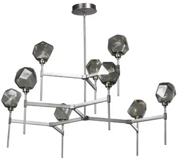 Gem Round LED Belvedere 2-Tier Chandelier